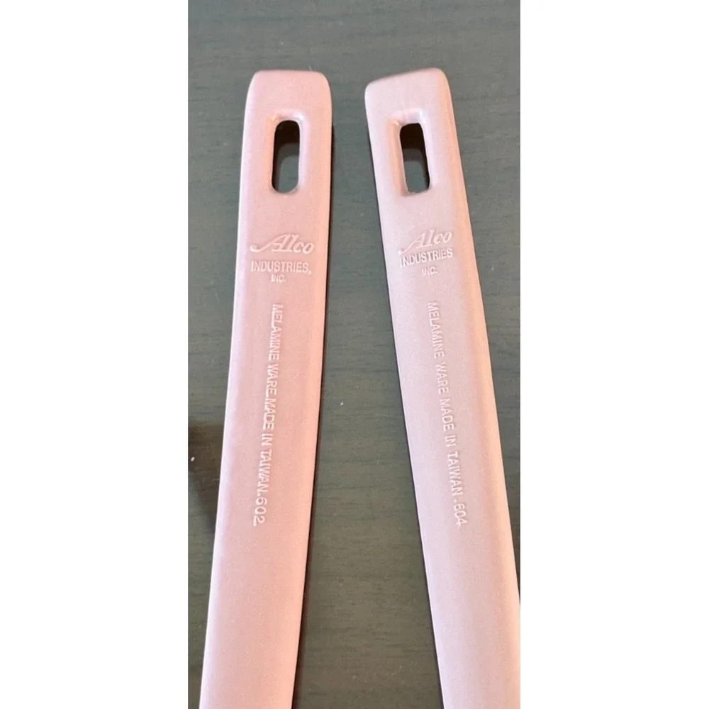 MCM Rubbermaid Pink Melamine 604/602 Alco Serving Spoon &‎ Spatula